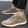 Spring Autumn Men Casual Sneakers Outdoor Platform Runing Shoes Breathable Men's Sport Shoes Khaki Light Walking Shoes