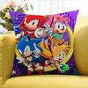 anime SSonics Cute  Various Sizes Square Pillow Case For Car Home Bedchamber Decor