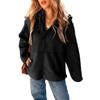 2025 Amazon wish European and American foreign trade autumn and winter new women's clothing casual hooded plush top coat