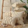 Luxury Boho Style Cushion Pillow Case Cover With Tassels Custom Multisize Tufted Throw Pillow Cushion Covers for Home Decor