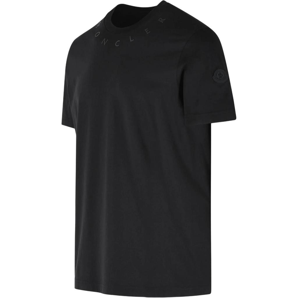 Moncler SS26 Crewneck Short-Sleeved T-Shirt With Logo Men Tops L10918C0001789AYW999
