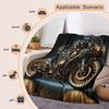 Supercar Motorcycle Pattern Flannel Printed Blanket Suitable for All Seasons Suitable for Living Room Office Sofa and Travel