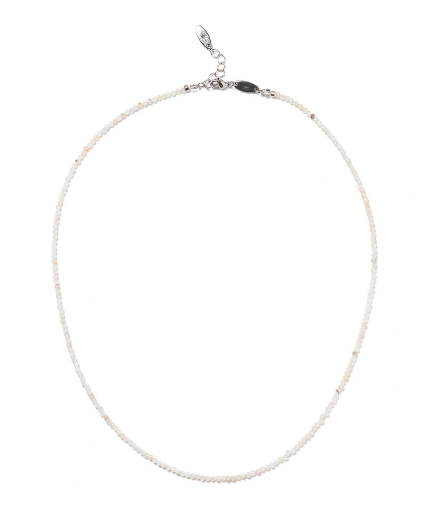 Polalita Off-White Mini Bead Necklace (Plt-Nl-017_Iv)