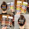 Simple Temperament Square Hairpin Children'S Side Clip Bb Clip Macaron Bangs Clip Broken Hairpin Back Head Hairpin