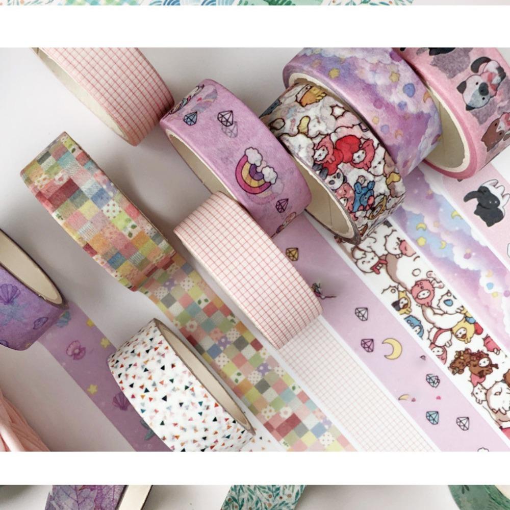 Journaling Paper Washi Masking Tape DIY Scrapbooking Label Sticker Kawaii Cartoon Decoration Tape