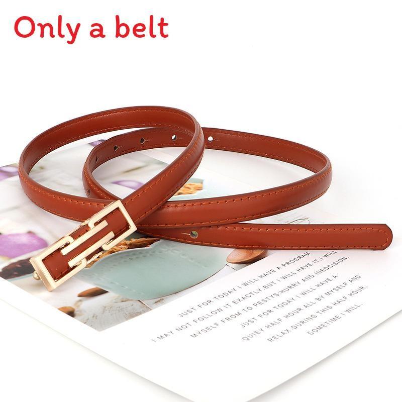 

Symmetrical Metal Geometric Buckle Decoration Women Slim Waist Daily Belt дубильная кора