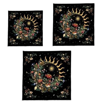 Tarot Tablecloth Wear Resistant Cloth for Cards Game and Mystery Readings
