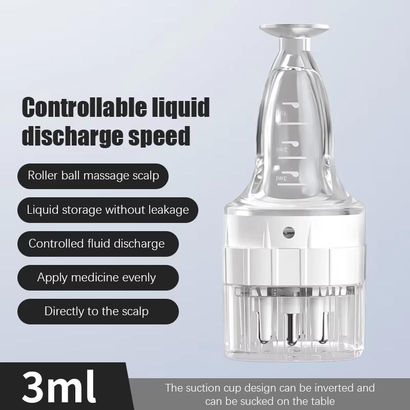 3Ml Scalp Applicator Comb Scalp Roller Hair Liquid Dispenser Medicine Comb Massager Topical Treatment Ultra Accurate Safe Easy