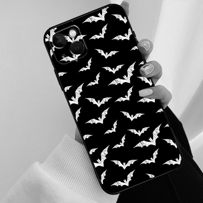 Bat Phone Case For iPhone 17 Pro Max 16 15 11 13 12 14 Pro Max Mini 15 16 Plus 16e 17 Air Cover