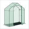 Chic Greenhouse,Terrace Greenhouse,Greenhouse with Roll-Up Arch Zipper Door,Plant Winter Tent,Outdoor Greenhouse