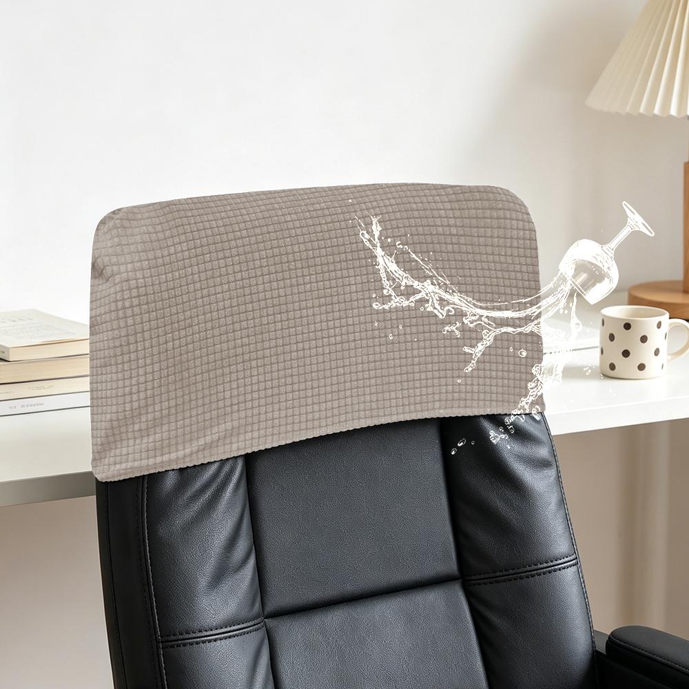 1 4 6 Pcs Waterproof Elastic Office Chair Backrest Cover Dustproof Protection Slipcover
