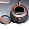 200ml Vintage Purple Clay Teapot Boutique Handmade Qingzhou Nixing Pottery Kiln Change Kettle Chinese Filter Beauty Tea Set Gift