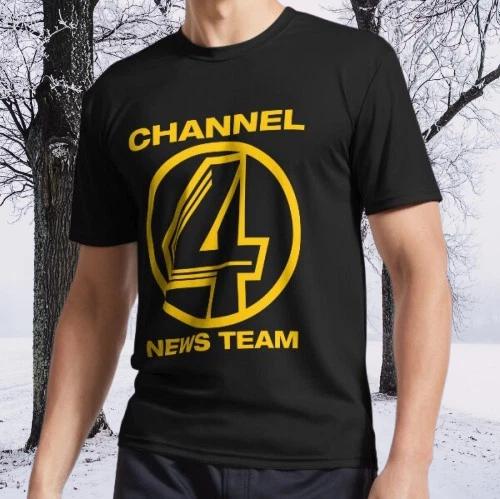 

Channel 4 News Team Shirt Essential Active Logo TEE T-Shirt Funny Size S to 5XL 3XL