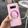 Cute Letters Cover For Samsung Galaxy S10 Plus Case S10 S10e Soft Silicone Phone Back Case For Samsung S10 S10e S10+ Cover Coque