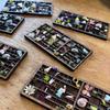 Miniature Trinket Shelf Wooden Crystal Display Shelf Miniature Collectibles Organizer Printers Tray for Gems Stones Shells