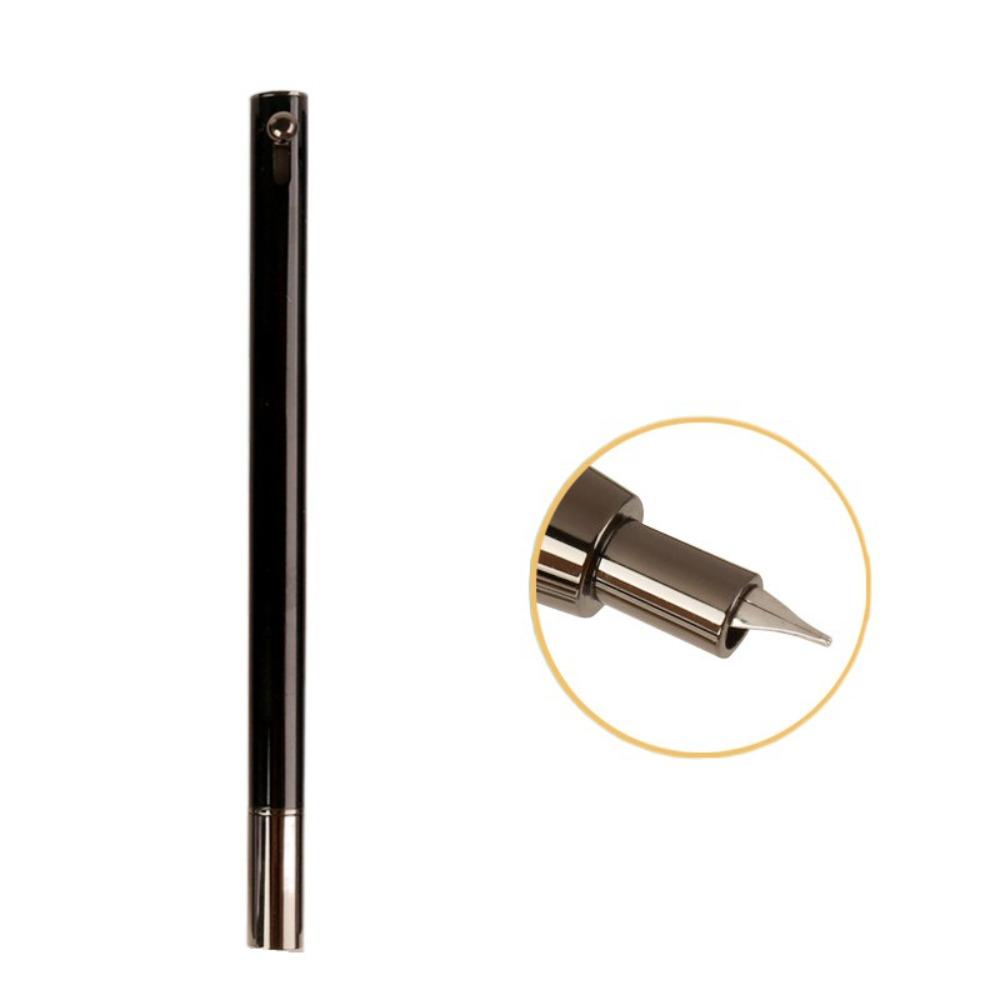 0.38mm Metal Press Fountain Pen Professional EF Nib Pen Ink Fountain Pen  Writing Instrument чёрный