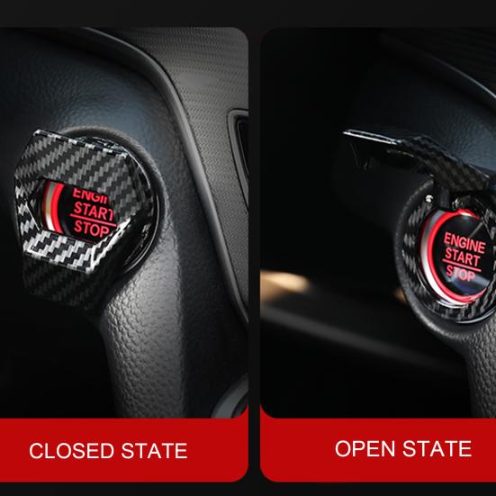 Car Start Button Anti-scratch Engine Decorative Cover Protective Switch Cap
