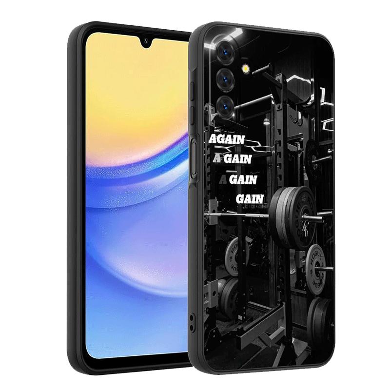 Gym Mode Fitness Bodybuilding Soft Phone Case for Samsung A17 A37 A57 A16 A26 A36 A56 A15 A25 A35 A55 A14 A24 A34 A54 A13 A23 A3