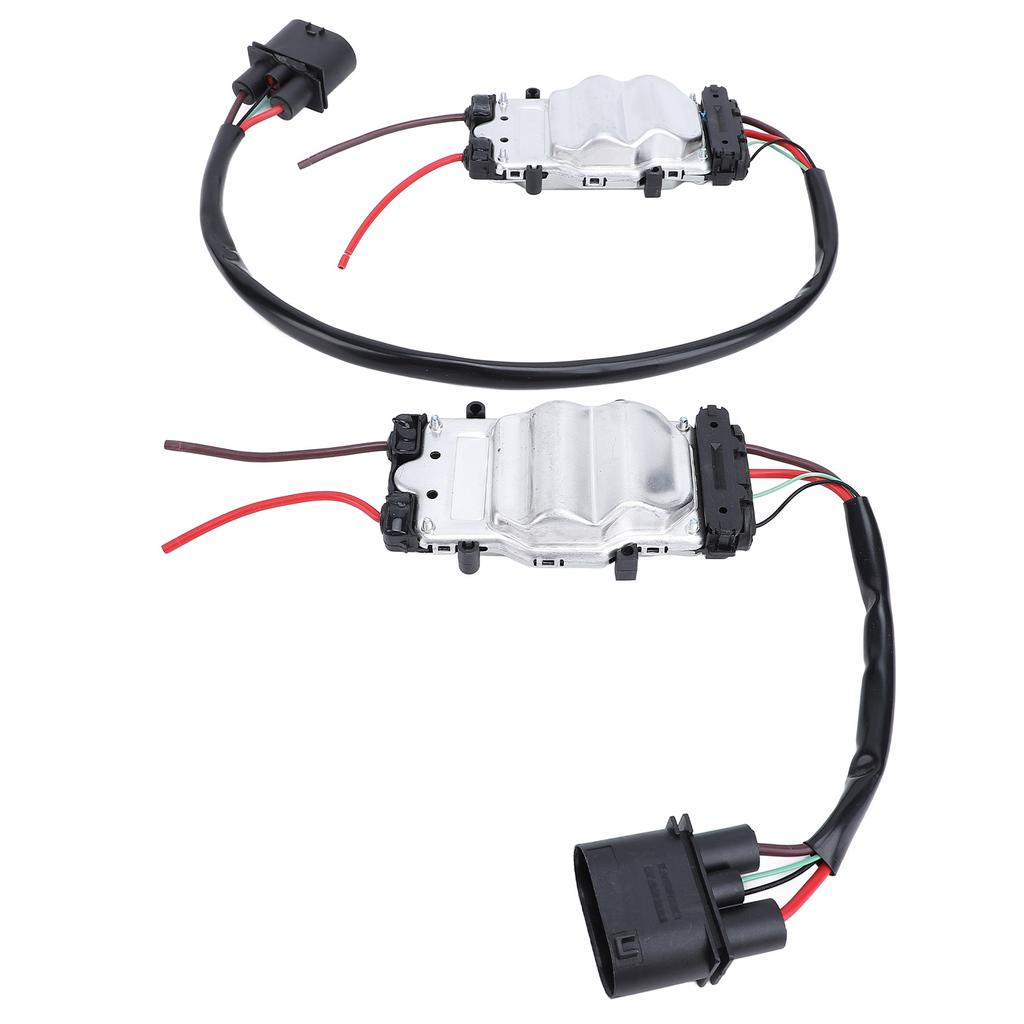 2Pcs Front Fan Control Module 4F0121003F Precise Operation Engine Cooling Fan Control Module for A6