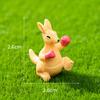 Mini Kangaroo Platypus Figurine Cartoon Animals Micro Landscape Dollhouse Model Car Interior Ornament Home Desktop Decoration