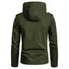 Winter Fashion Men Jacket Outwears Cotton Padded Hooded Coat Casual Jacket Loose Outwear