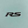 Car Middle Net Modification Decorative Label 3D Three-dimensional RS Middle Net Standard Modification Special Sports Label Metal Car Logo