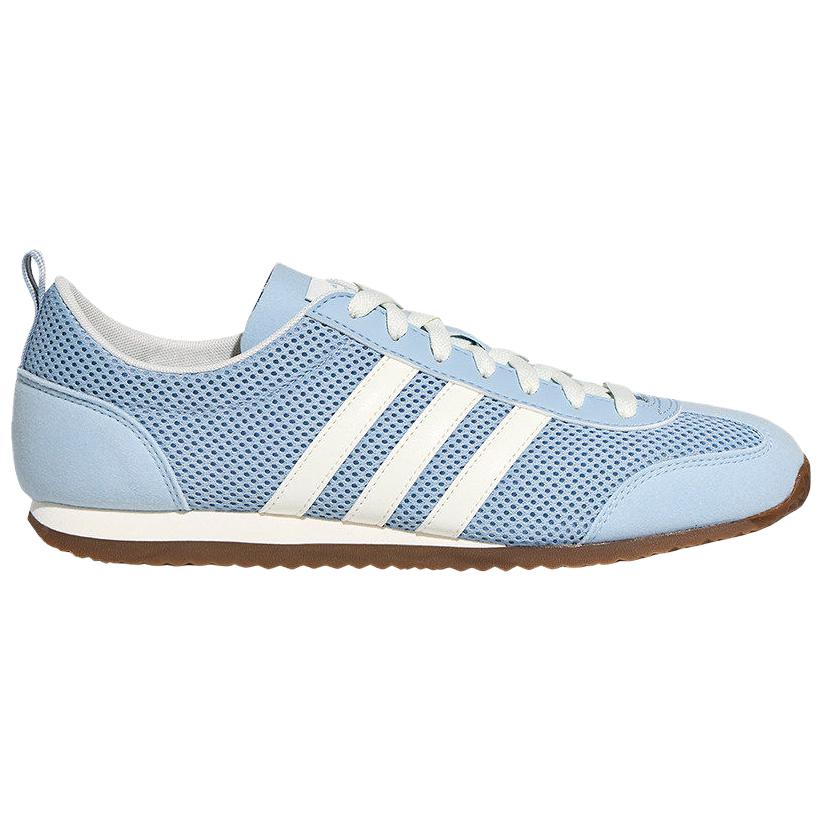 adidas VS JOG 2.0 Scarpe da ginnastica leggere a taglio basso Esercito Tedesco Unisex Blu Bianco KH7639