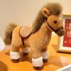 Soft Horse Plush Doll Toys Cute Zodiac Pony Figurine Unique Plush Racing Horse  Horse Ornament