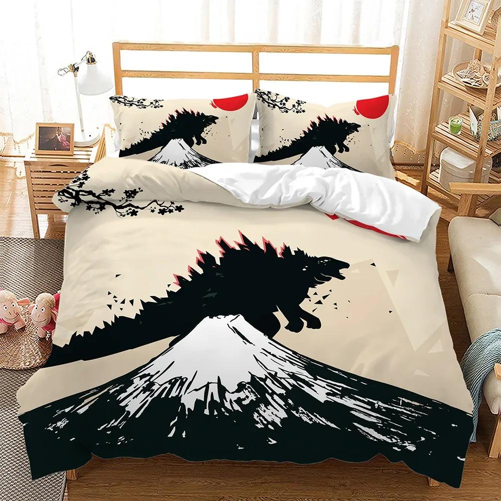 Black And White Milk Pattern Bedding Set Simple Style Soft And Comfortable Duvet Cover Set 3-Piece Children's Duvet Cover Set