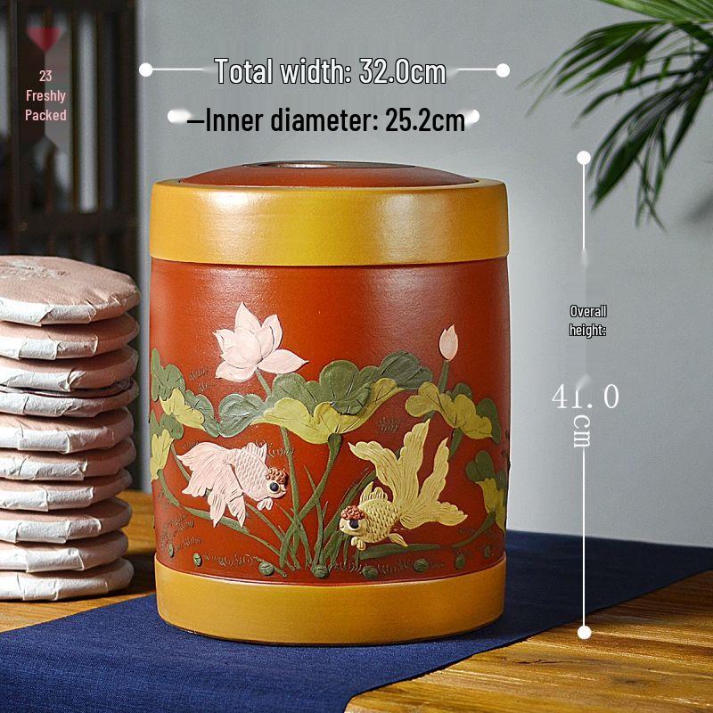 Qianyu Yixing Zisha Tea Storage Jar