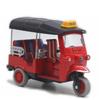 1 Peça Presente de Aniversário Modelo de Triciclo Tailandês Brinquedo Simulação Tuk Tuk Carro Estatueta Brinquedo de Veículo Infantil Decoração de Topper de Bolo para Mesa