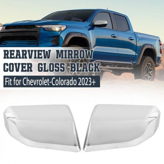 Chrome Rearview Side Door Mirror Cover For  -2025 Chevy Colorado GMC Canyon