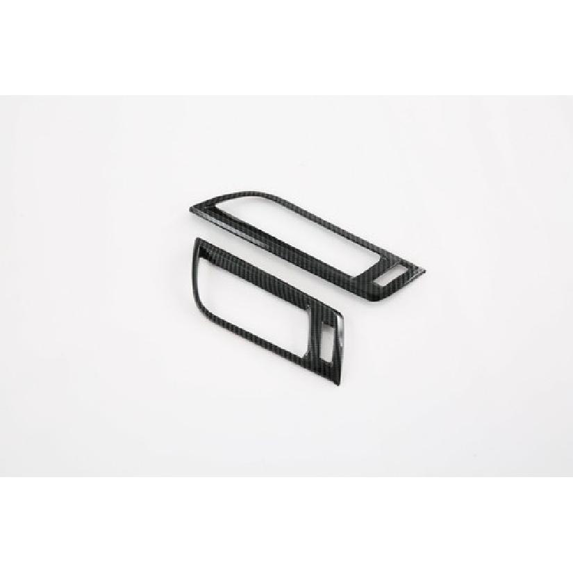 Air Vent Front Side Cover Trim For - Toyota Sienna Carbon Fiber 2pcs
