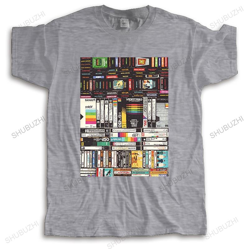 Male Black Tshirt Boardrippaz T Shirt Vhs 80er 80s Retro Cassette Tapes Kassette Commodore Games Cool Casual Pride