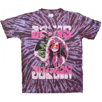 Janis Joplin Unisex Adult Shades Tie Dye T-Shirt