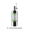 2L Doppelaquarium CO2-Generator System Kit CO2 Edelstahlzylinder Generator System Kohlendioxid Reaktor Kit für Pflanzen Aquarium