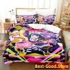 Show By Rock! Bedding Set Cartoon Anime Three-Piece Set Adult Kid Bedroom Duvetcover Sets 3D Kawaii Cute Girls