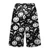 Men's Loose Fit Casual Shorts with Large Pockets Halloween Print