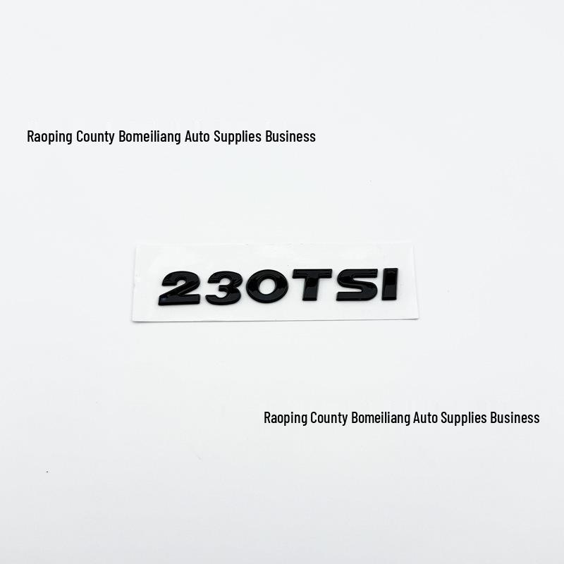 Volkswagen Sagitar 08-22 Black 280TSI Rear Badge and Letter Sticker Set