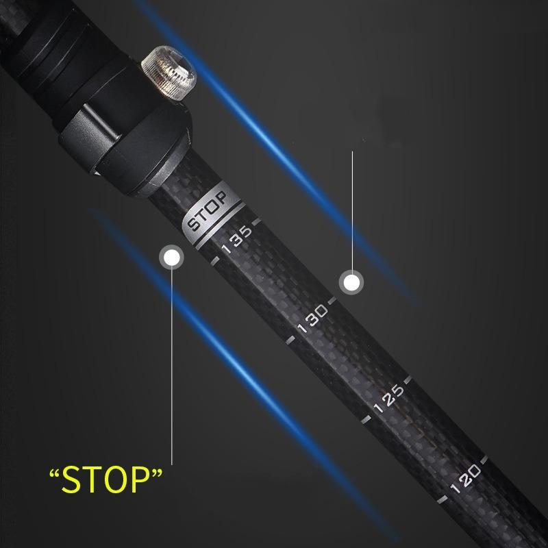 Carbon Fiber Trekking Poles Lightweight Hiking Poles Telescopic Trekking Poles Adjustable Outdoor Walking Poles For Trail