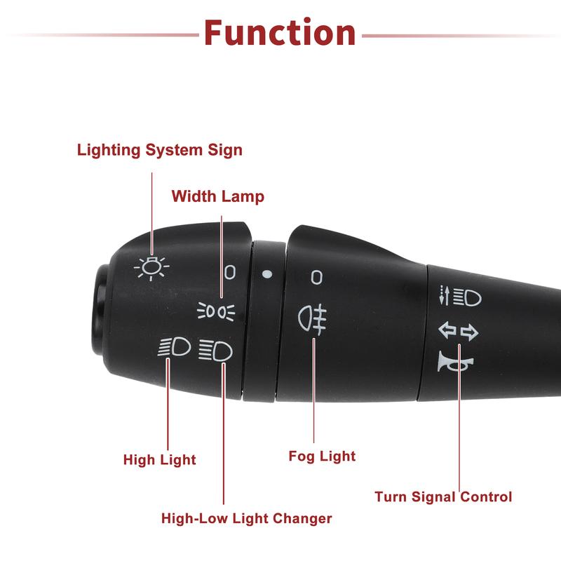 X Autohaux Steering Column Turn Signal Switch Lever Multifunction Combination Switch 8201167982 for Dacia Logan MK II 2012-2018