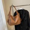 Y2K Daily Commuting Large Capacity Tote Hand Bags Soft Pu Leather Shoulder Bags for Women Quality Crossbody Bags AVE