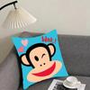 PPaul FFrank Cartoon Cushion Cover Pillowcase Ultra Soft Skin Friendly Fabric Cloud Like Comfort Concealed Zipper