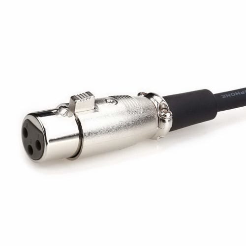 Rosebe Microphone Cable, XLR Conversion Cable, 3.5mm to XLR Female Stereo Mini Plug to Standard Plug Balanced Audio Cable, 1.5M