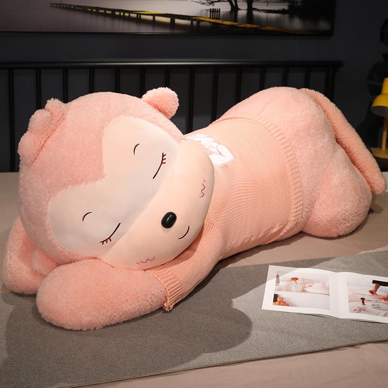 Huge Number Little Monkey Doll Pillow for Boys and Girls To Sleep with Cute Plush Toy Orangutan Doll