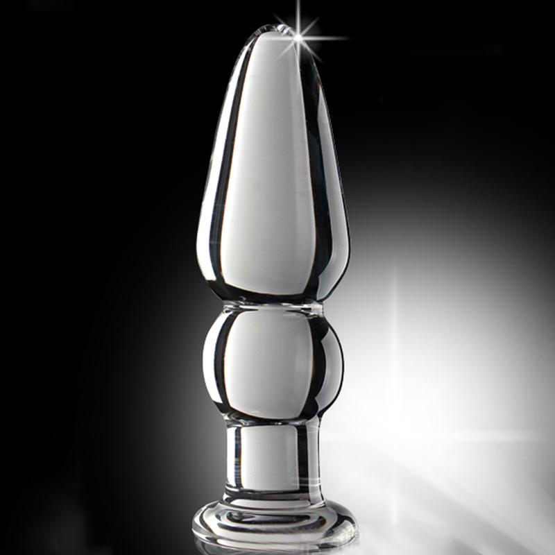 Huge Crystal Glass Anal Plug Sex Toys for Woman Lesbian G SPOT Squirt BIG BALL GAY DICK Anus Prostate Stimulation Toy BUTT Plug