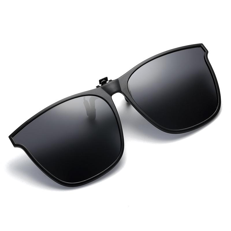 Trendy Polarized Clip-on Sunglasses for Myopia: UV Protection, Night Vision, Driving & Fishing, Unisex