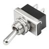 Heschen Metal Toggle Switch Flick Flip, KN3D-101, 12V 25A On/Off 2 Positon 2 Pin for Car Dash Light