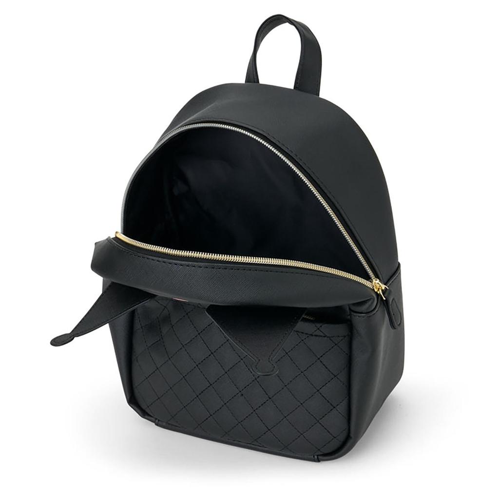 Backpack Kuromi PU Leather Recommended for Ages 3 and Up 159263 [Sanrio] Face-shaped