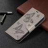 For Samsung Galaxy S25/S24 Phone Case Butterfly Imprinted PU Leather Wallet Cover